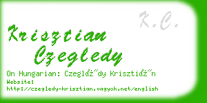 krisztian czegledy business card